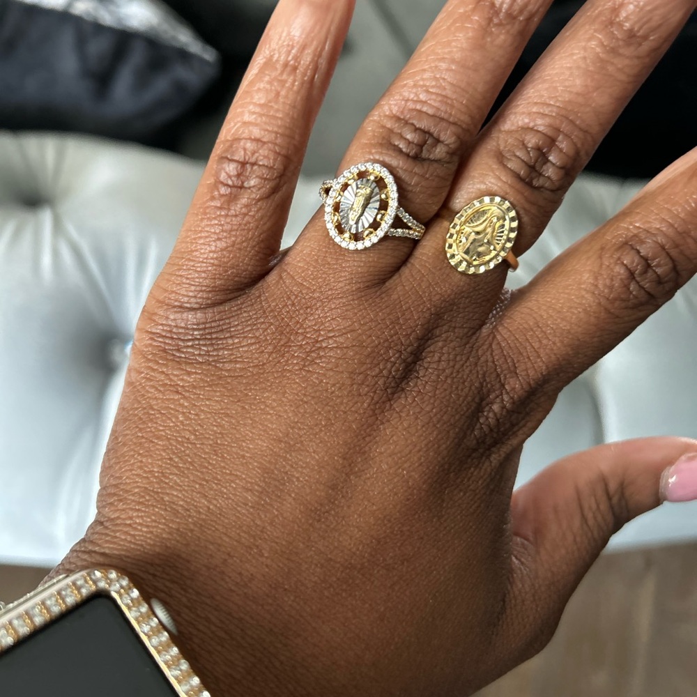 2 Virgin Mary rings